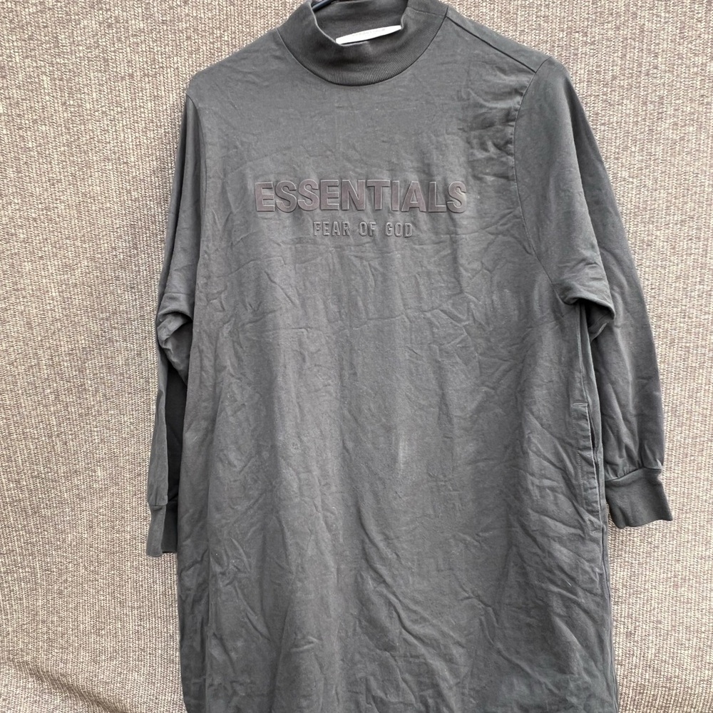 Essentials t shirt Long dress Fear of God Essentials Long-Sleeve Women’s Sz XXS